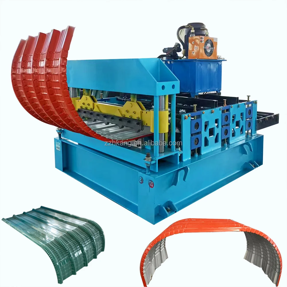 Press Bending Machine for Roof Making Curved Roofing Panel Metal Crimping Curving Roll Forming Machine