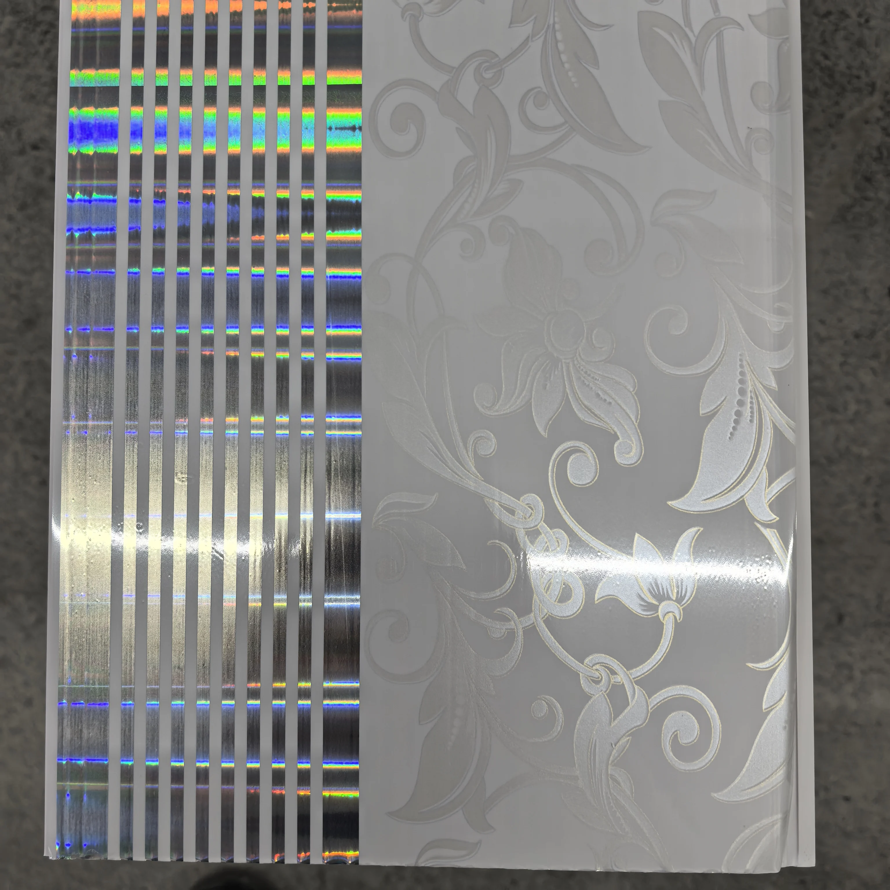 300x9mm 3kg Columbia Cielo Raso En PVC Techos Plafon PVC Ceiling Panel For Interior Decoration