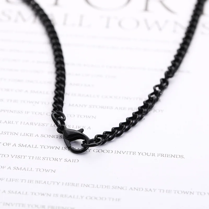 Hot Selling Fashion Titanium Stainless Steel Cross Pendant Necklace Jewelry for Women and Men