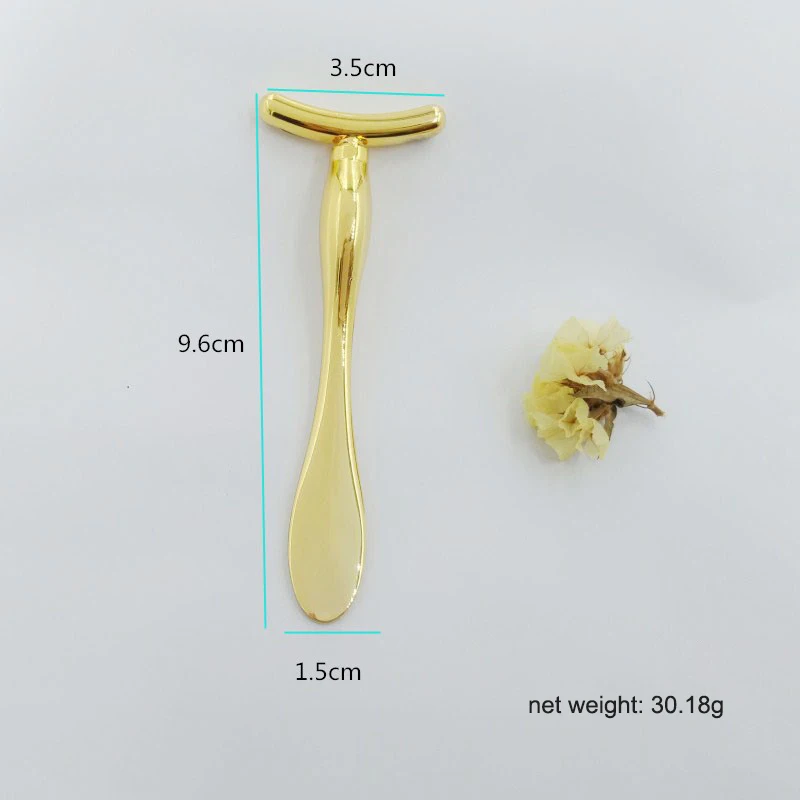 Metal Facial Lift Eye Cream Massage Spoon Beauty Bar Face Roller Face Cream Mask Spoon 3D Face Massage