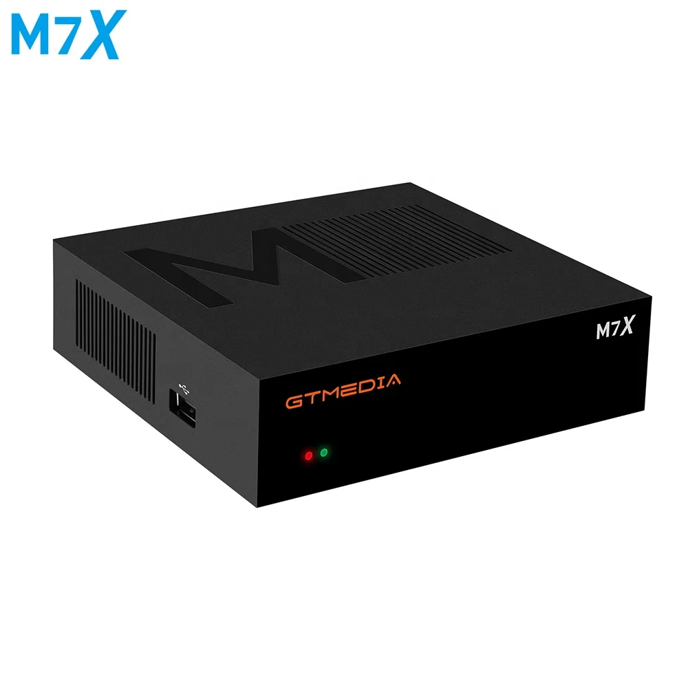 GTMedia M7X-цифра спутниковый телевизионный ресивер для Бразилии DVB-S2 Встроенный 2,4G Поддержка Wi-Fi Biss key Икс SKS cccамс Newcamd 70W 63 Вт 75 Вт