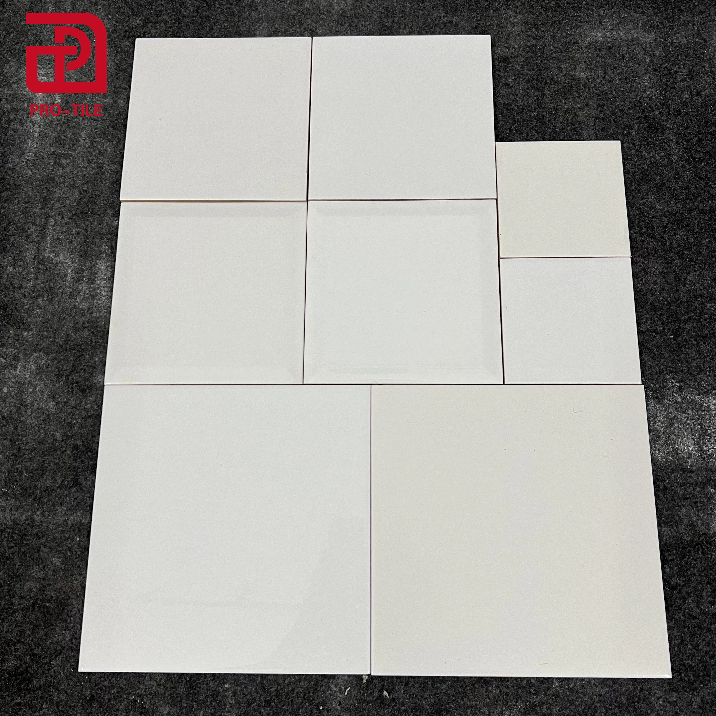 Square Shape White Collection Ceramic Subway Tile For Small Size