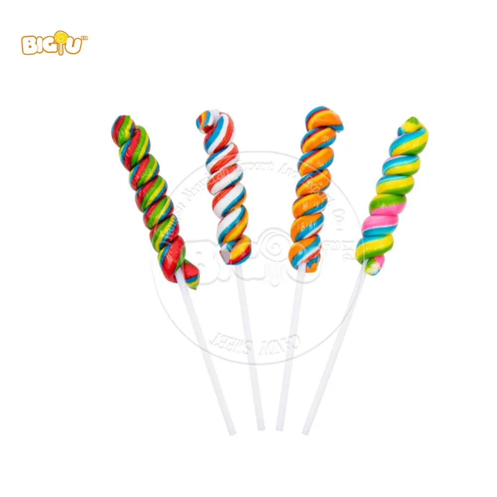 HACCP Halal wholesale individually Halloween Colored Hard Candy Lollipops