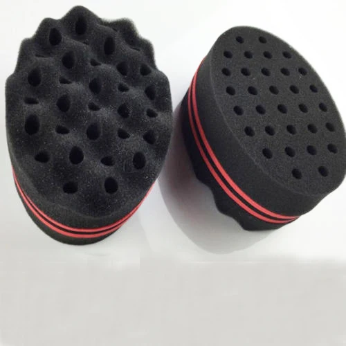 Factory Price Two-sided Barber Men Magic Hair Curl Twist Sponge