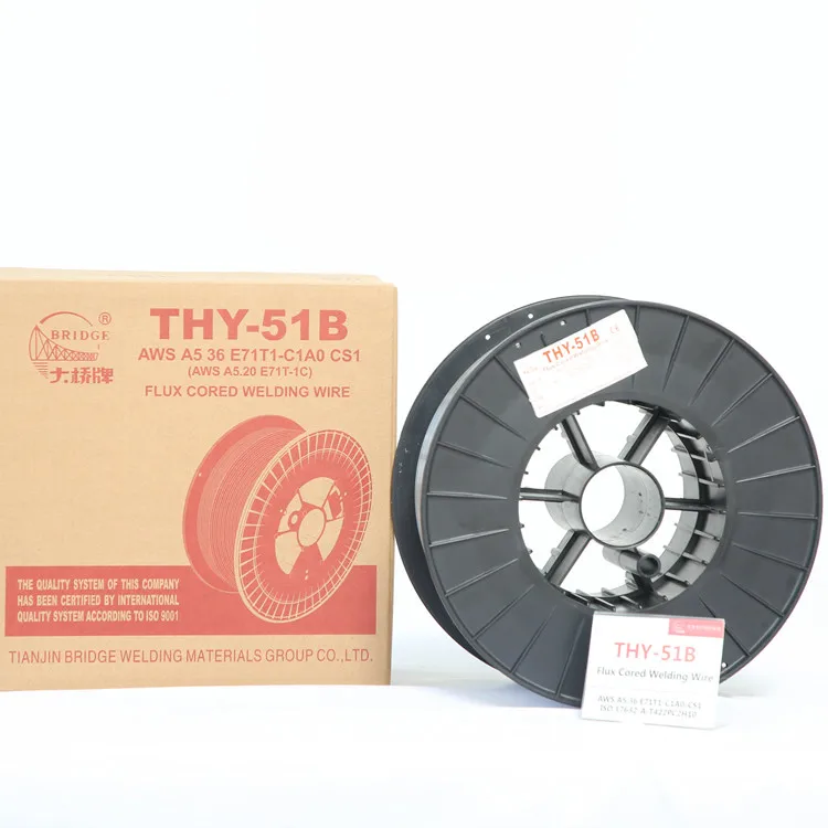 64 years Bridge Brand flux cored welding wire E71T-1C