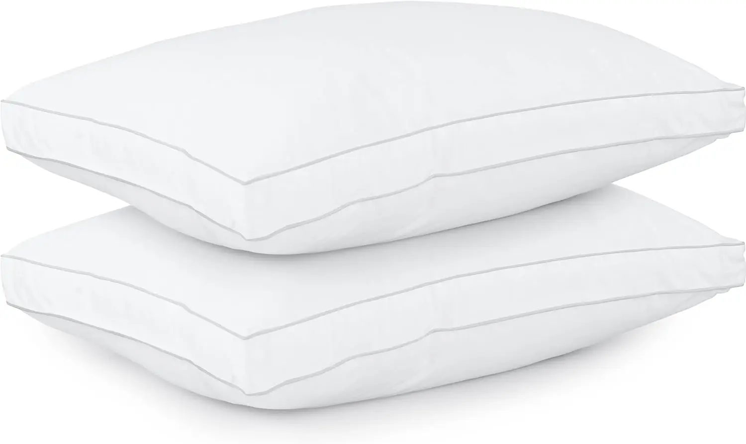 Wholesale Hotel Collection Quality Bed Pillow for Sleeping Set of 2 Down Alternative Microfiber Filled Pillow Back Side sleeper