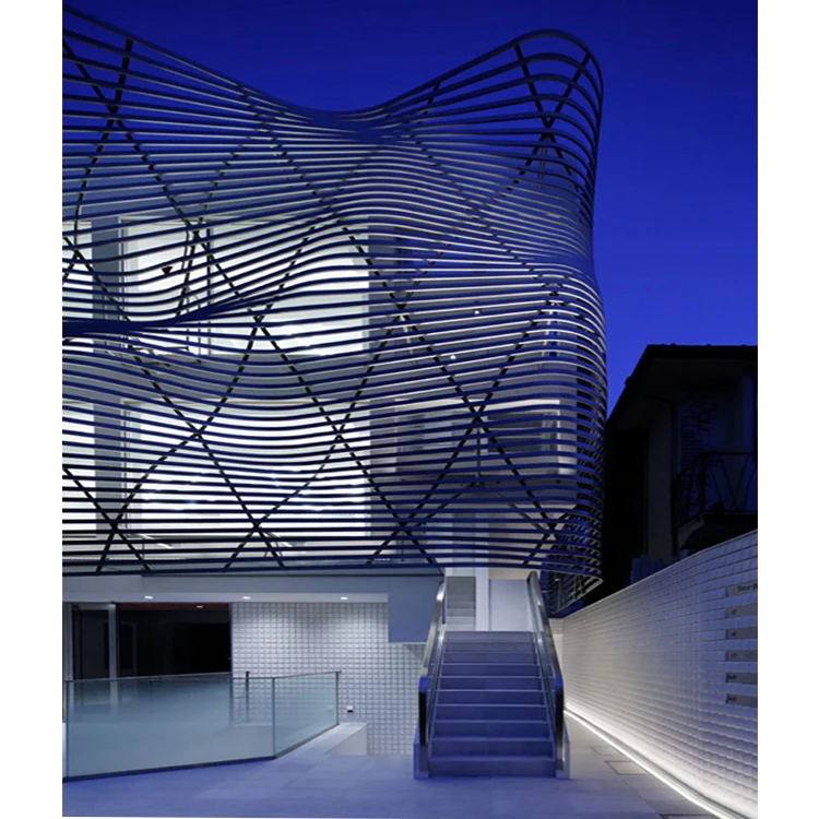 Customize aluminum facade special tube