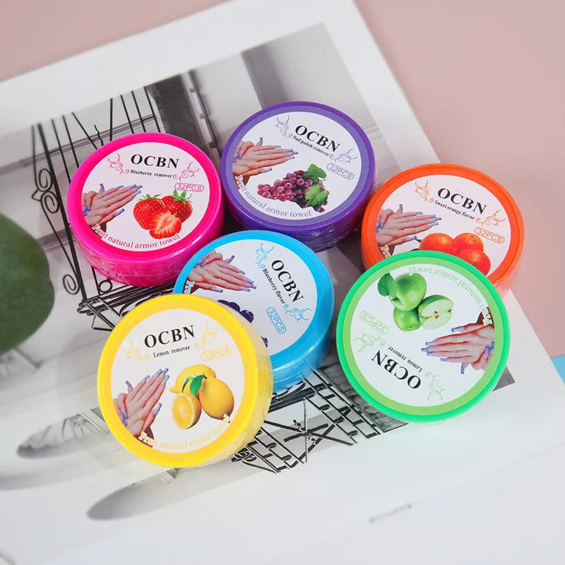 Free Sample Round Wet Wipes Nail Care Nonwoven Fabric Special for Manicure Nail Remover Wipes