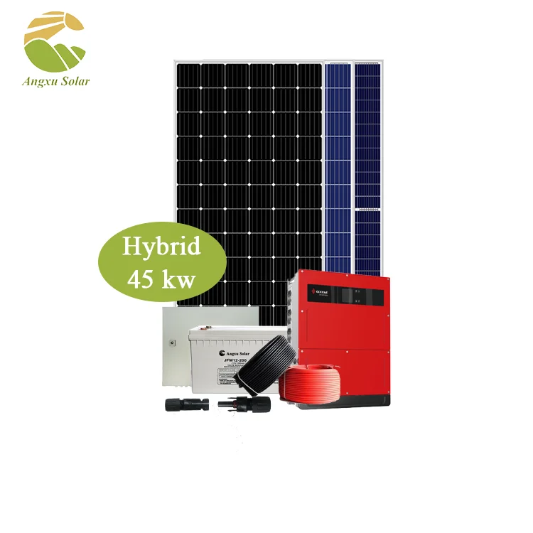 Гибридная солнечная энергетическая система 45 кВт хорошего качества для солнечных панелей из Китая
