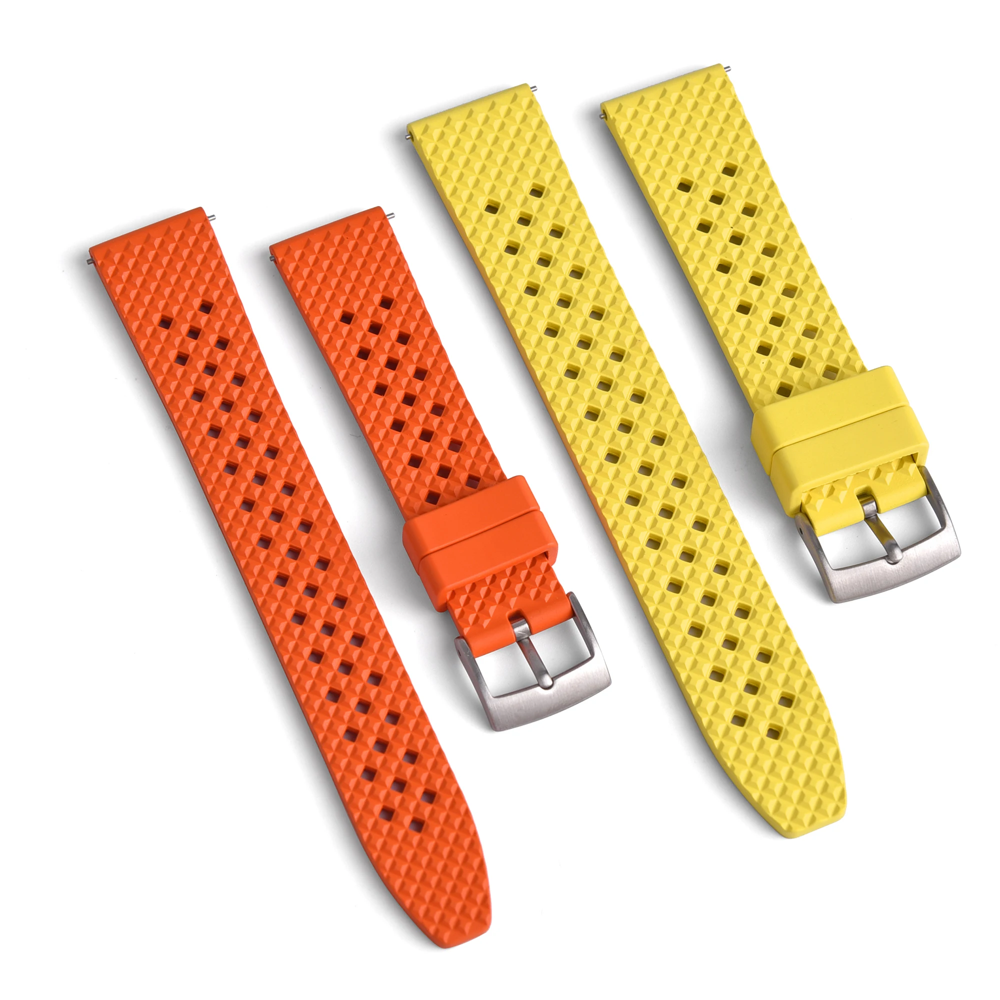 JUELONG Waterproof FKM Rubber Watch Strap 20mm 22mm Quick Release Premium Quality Fluorine Rubber Watch Band