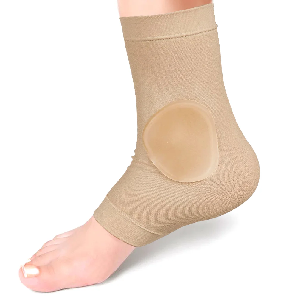 Эластичный маллеолярный рукав ZRWA16D с двумя гелевыми подушечками для амортизации и защиты кости голеностопа