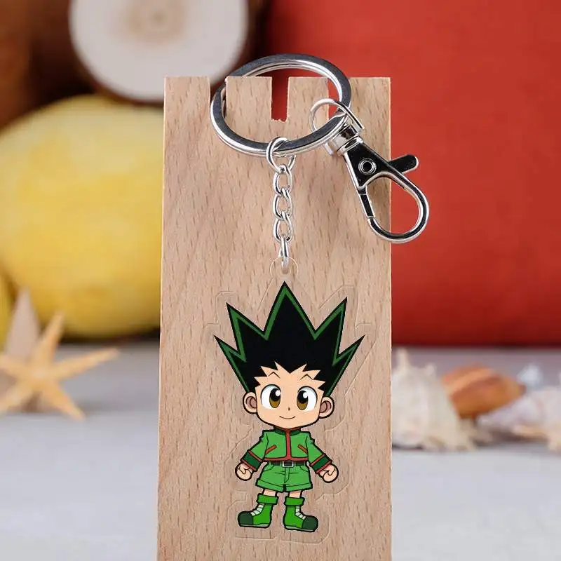 Anime HUNTER x HUNTER Keychain Cartoon Figure Acrylic Key Holder