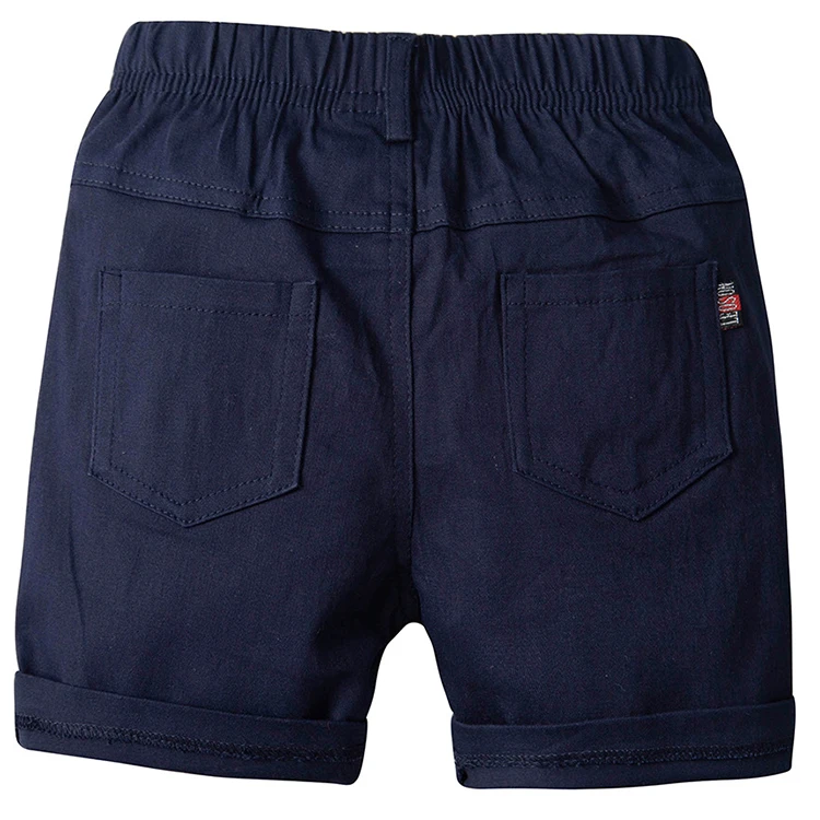 Летние шорты для мальчиков, тканые детские повседневные брюки с вышивкой