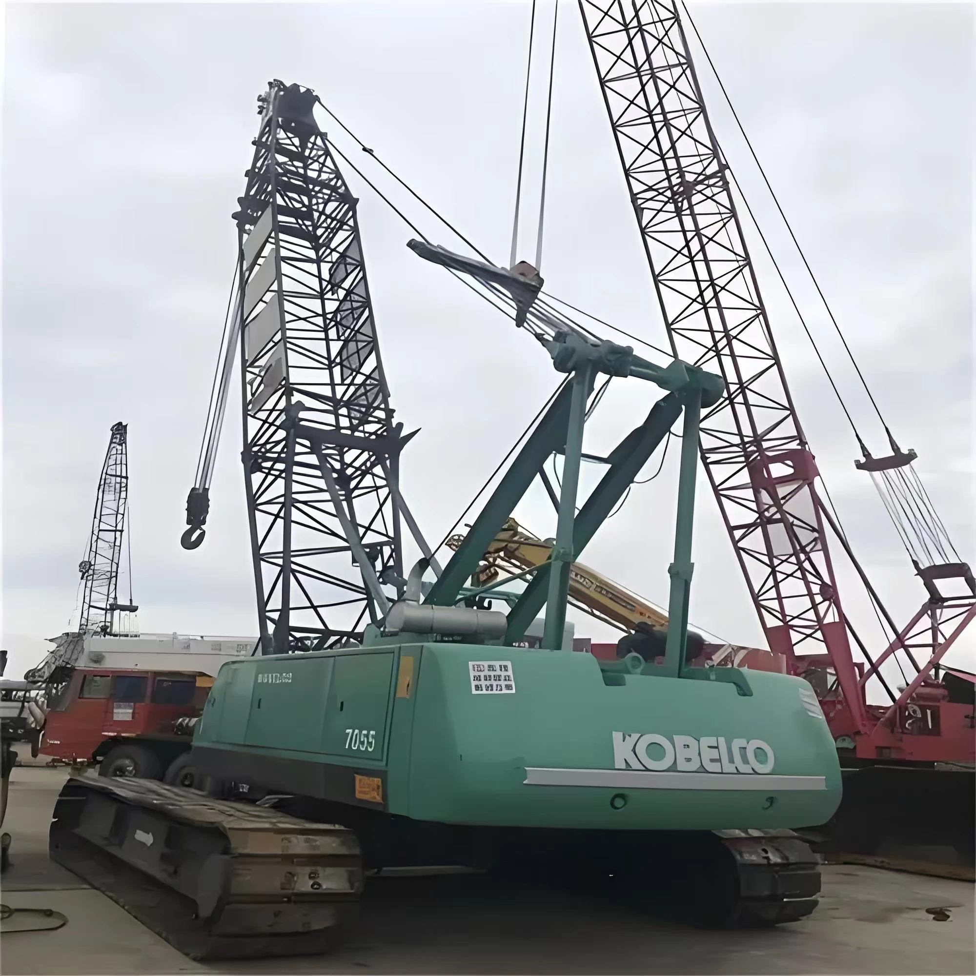 Оригинальный подержанный гусеничный кран kobelco 80 100 160 250 800 1000 тонн низкая цена для продажи в Китае