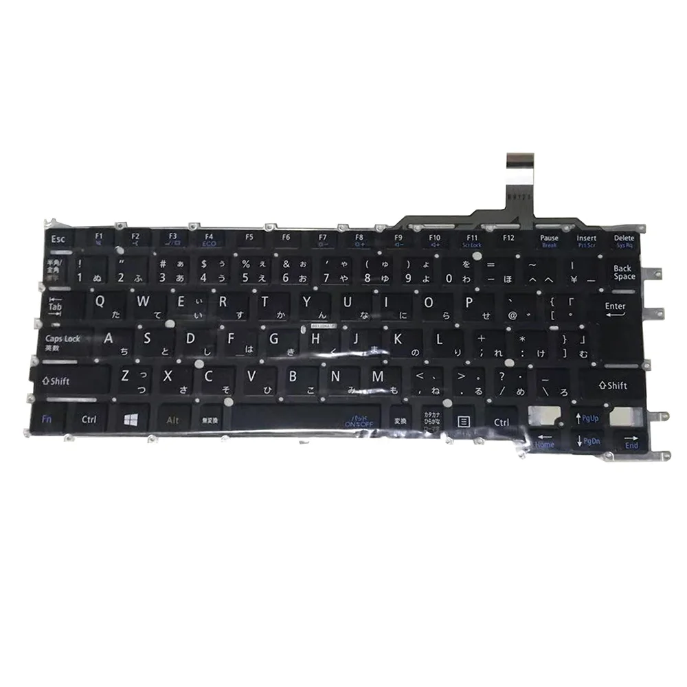 Клавиатура для ноутбука NEC LaVie GN254W/1A PC-GN276U1AA PC-GN276U1GA японский JP JA black Без рамки Новый