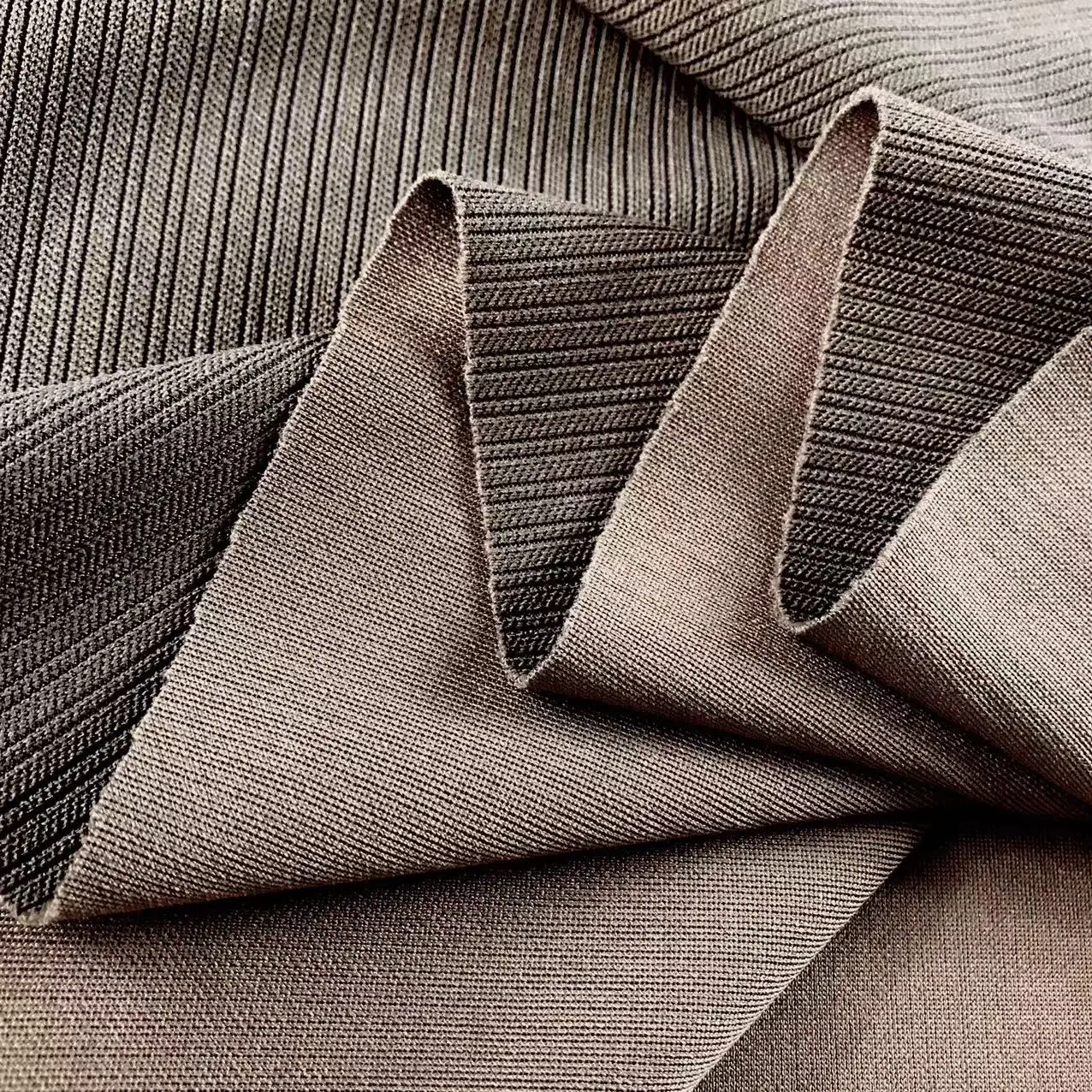 heavyweight sports jacket hem hoodie cuff material 100 polyester 2x2 rib knit fabric