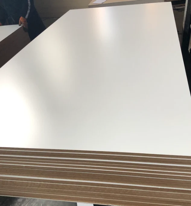 Different Color E1 Glue 18mm Melamine Mdf for Furniture Use