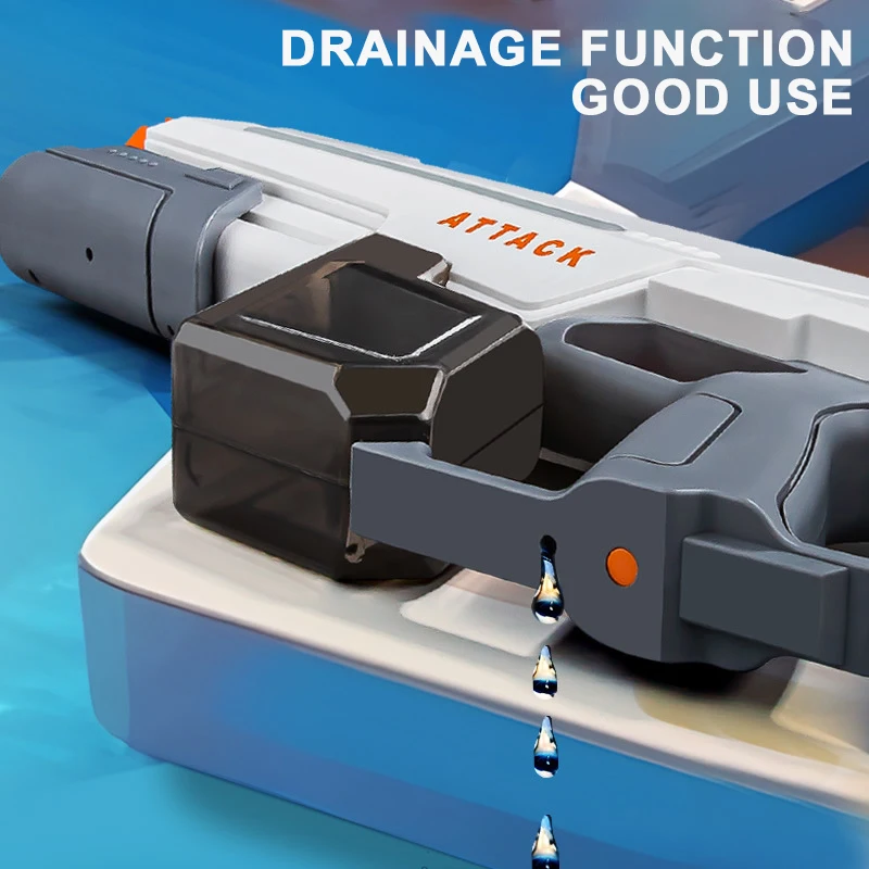 Wholesale Electric Continuous Water Gun High Pressure Automatic Water Absorption Loading Auto Shooting Water Gun With Flashlight