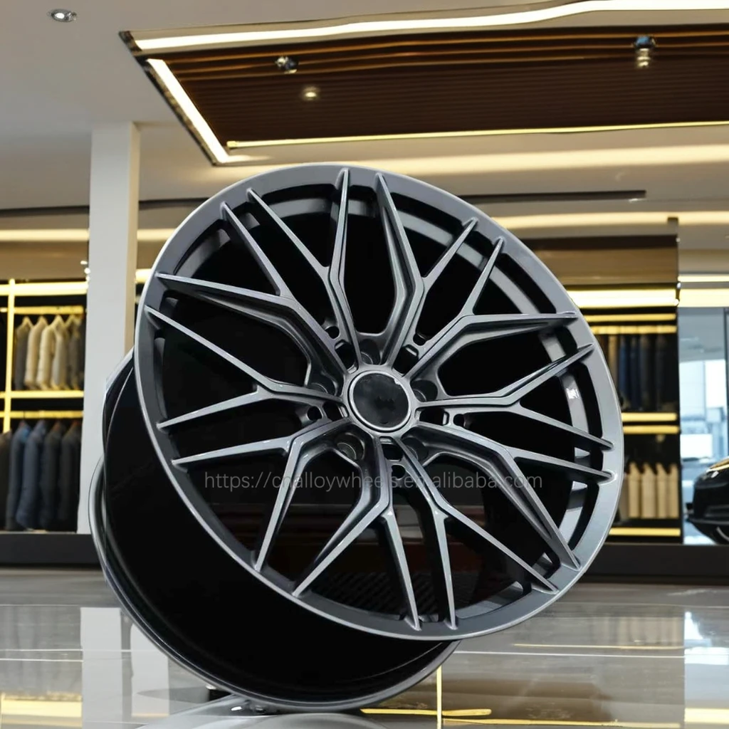 Custom Forged Deep Concave Wheel 18 19 20 21 22 24  Inch brushed  Gray Spokes 5x130 for Porsche 992 911 Carrera S 4S GTS Rims