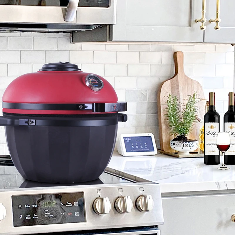 Innovative Unique Gas Bbq Modern Ceramic Bbq Grill Egg Pizza Indoor Smoklesss Grill Kamado