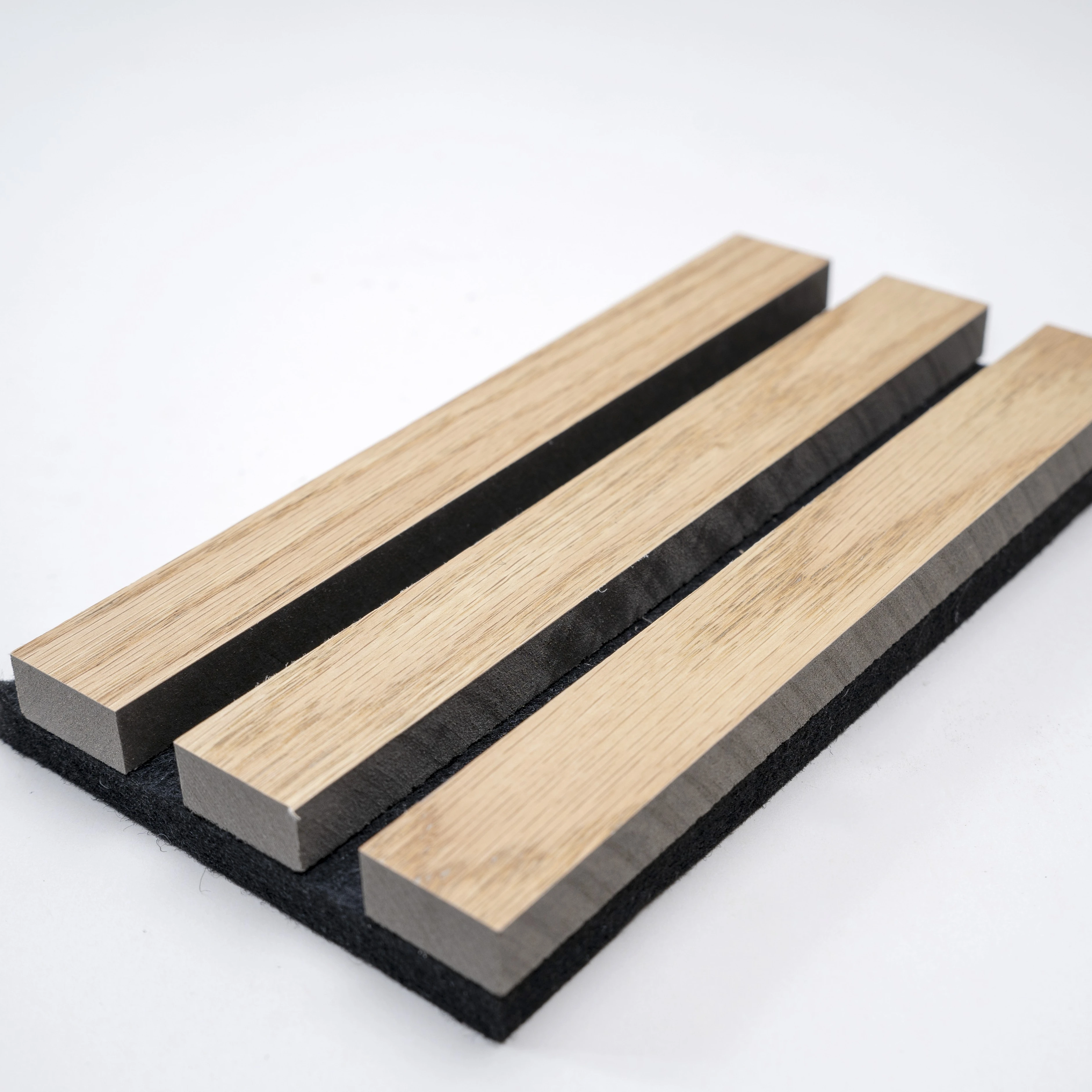 Soundproof Acoustic Pet Felt Wooden Wall Slats MDF Ceiling Panel