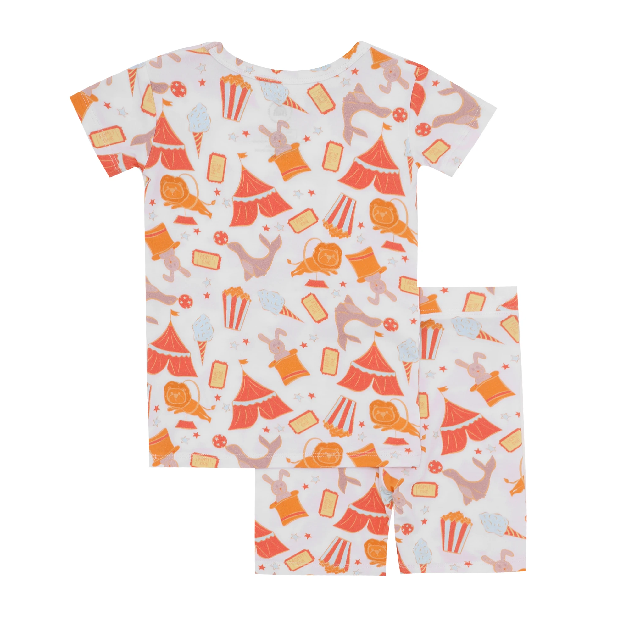 2024  Custom Patterns Two Piece Sleepwear Long Sleeve Baby Kids Pajamas Set