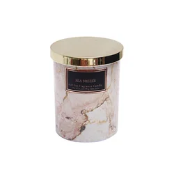 Private label luxury aroma candles aromatherapy in customize color 16 oz candle jars with lids