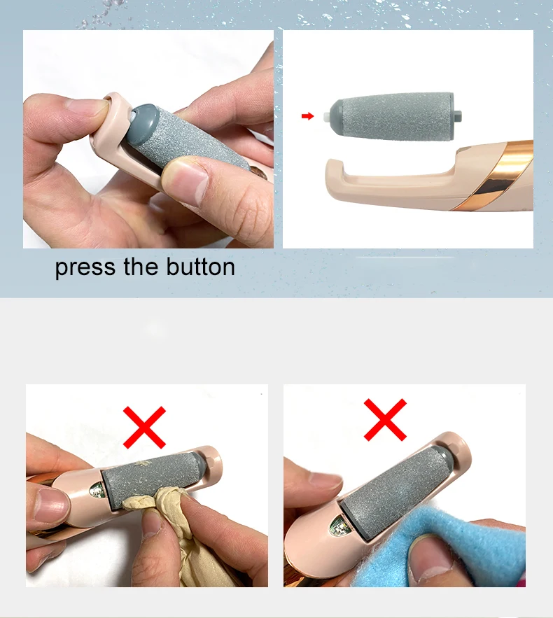 Electric Foot File Scraper Callus Remover Feet Matte Pedicure Tools Foot Rasp Removal Dead Skin Remover Foot Care Tool