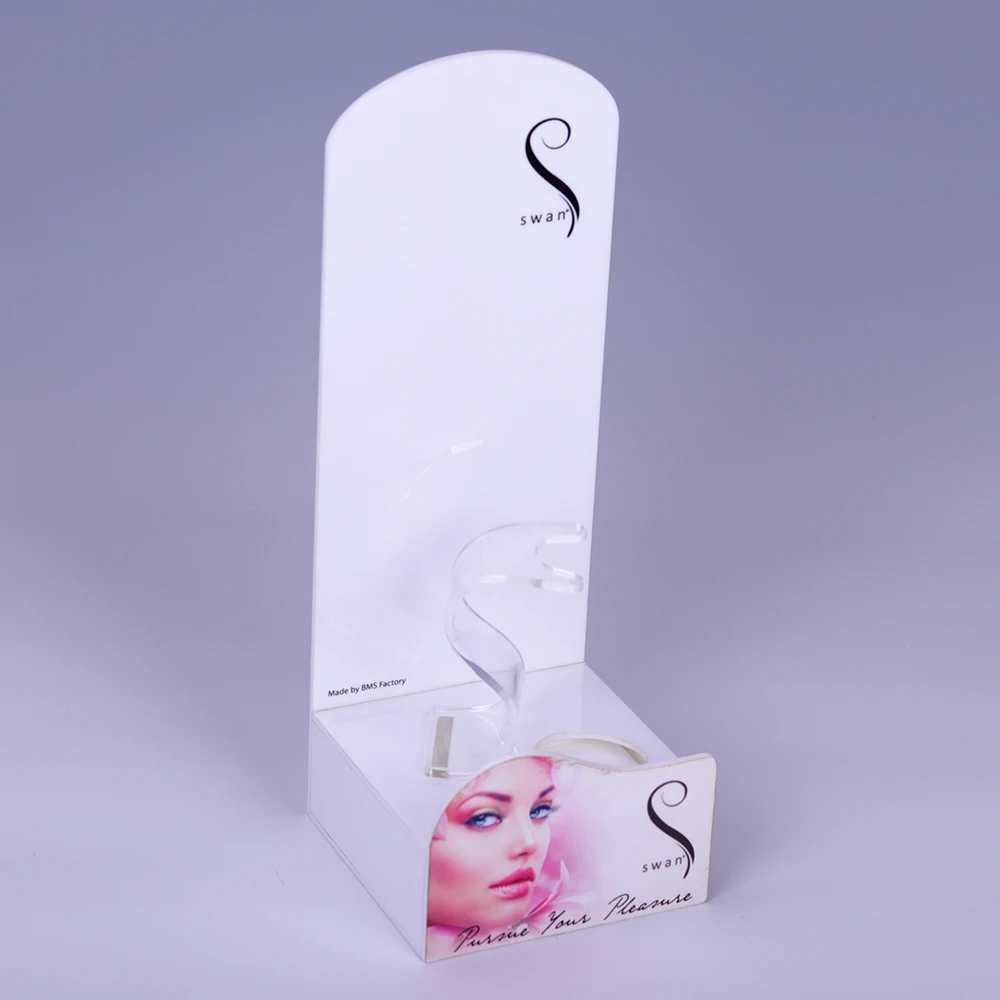 Customized Acrylic Display Stand, Cosmetic Advertising Display, Skin Care Products Makeup Counter Top Display Box