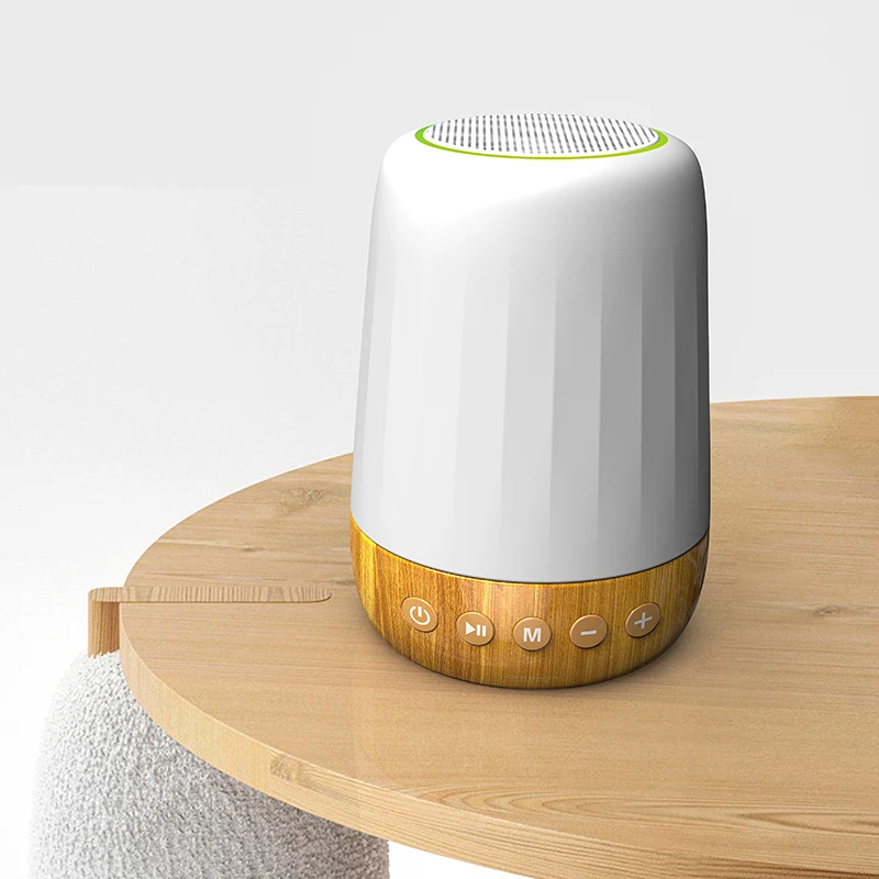 Smart Touch Control Remote Control Night Light Bedside Lamp Wireless Portable Led RGB Light Music Mini Speaker For Iphone