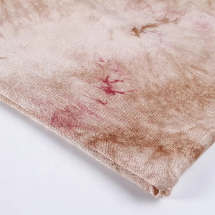 
New design custom textile cloth tie dye stretch 5% spandex 95% rayon jersey knit fabric 
