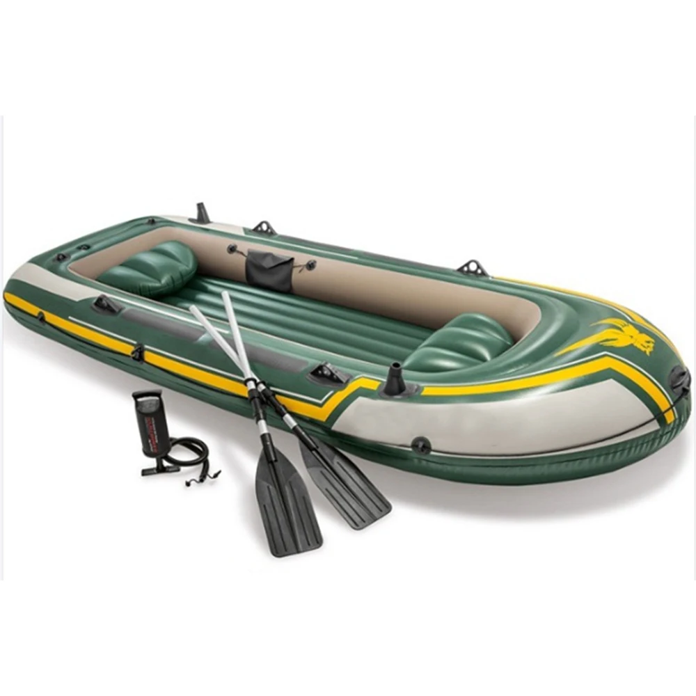 Challenger Outdoor Inflatable Kayak Dugout Canoe With Paddles for 4 People