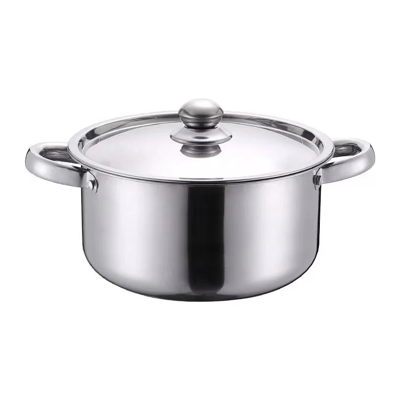 New arrival best seller Stainless steel 5 piece set chef classic stainless steel pot cookware series for cooking