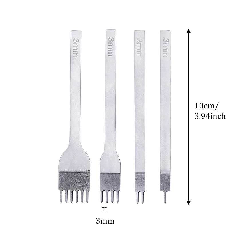 Оптовая продажа высококачественные инструменты из нержавеющей стали разных размеров для кожевенного резака шитья кожи
