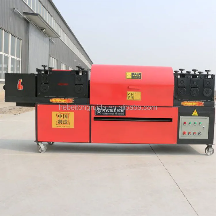 High Quality steel pipe straightening machine Pipeline rust removal corrector Greenhouse tube straightening machine