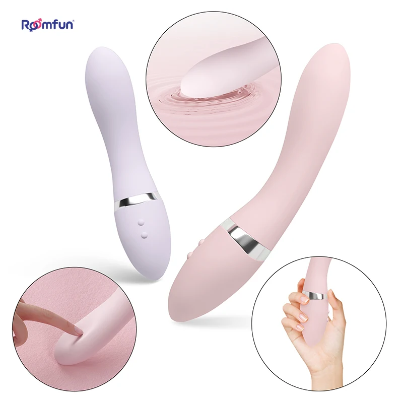 Roomfun Silicone Vibrator Sex Toys For Woman G Spot Vibrators For Women Clitoris Stimulator Female Vagina Double Headed Vibrator