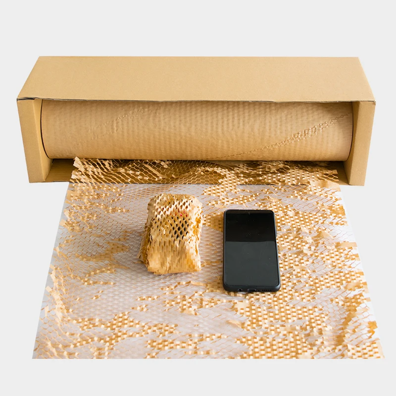 YJNPACK оптовая продажа одноразовая упаковочная коробка Диспенсер крафт-рулон подушка сотовая