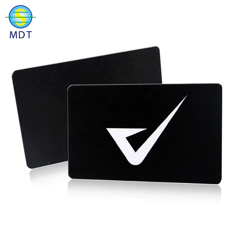 Engraving metal card Free design customized cheap business metal cards