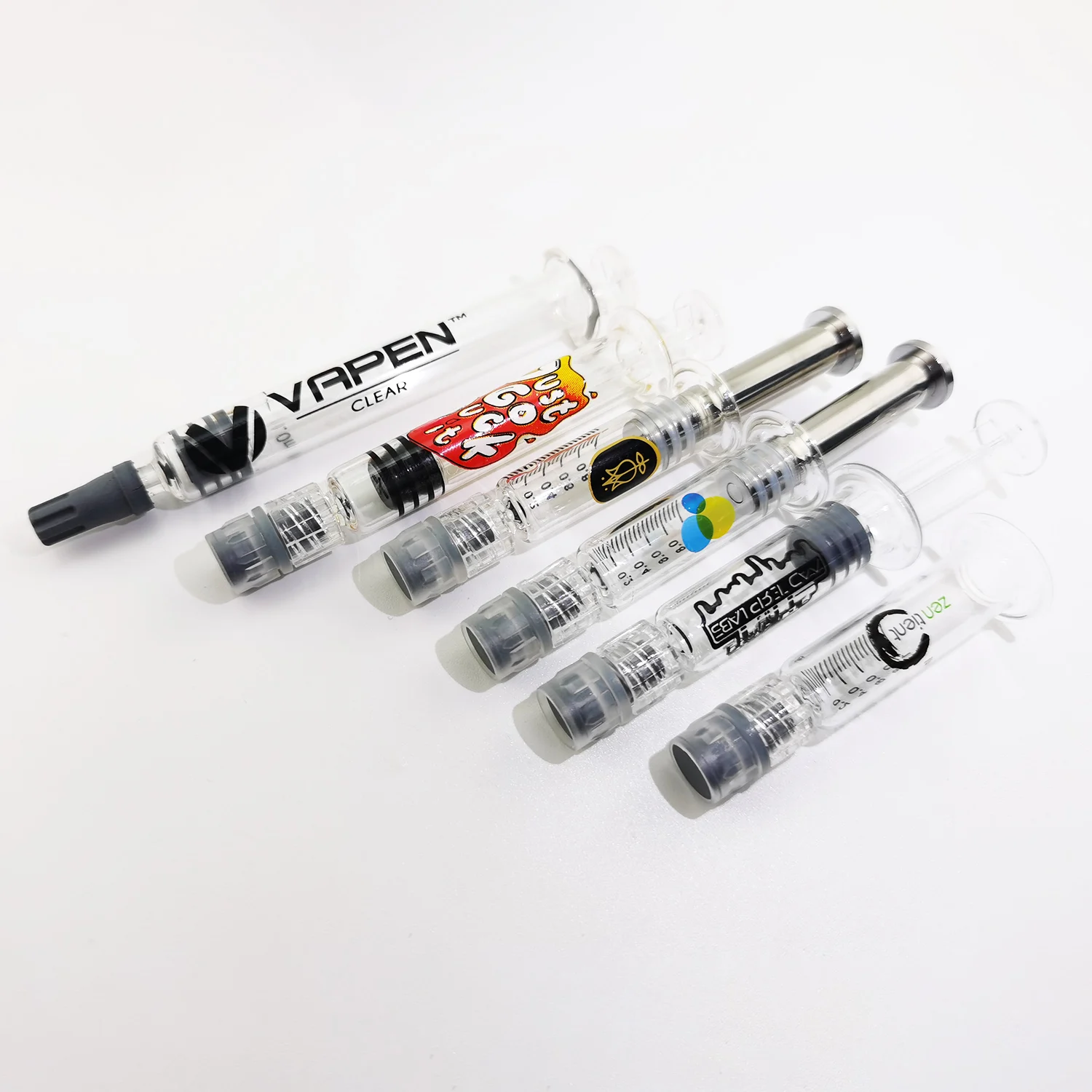 ORIENTMED Colourful Luer Lock Glass Prefilled Syringe 1ml 2.5ml 3ml 5ml Medical Consumables