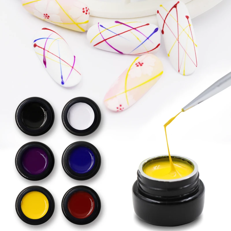 
2021 new bottle tech pretty private label uv gel polish set supplies for professional products line paint gel spider gel 
