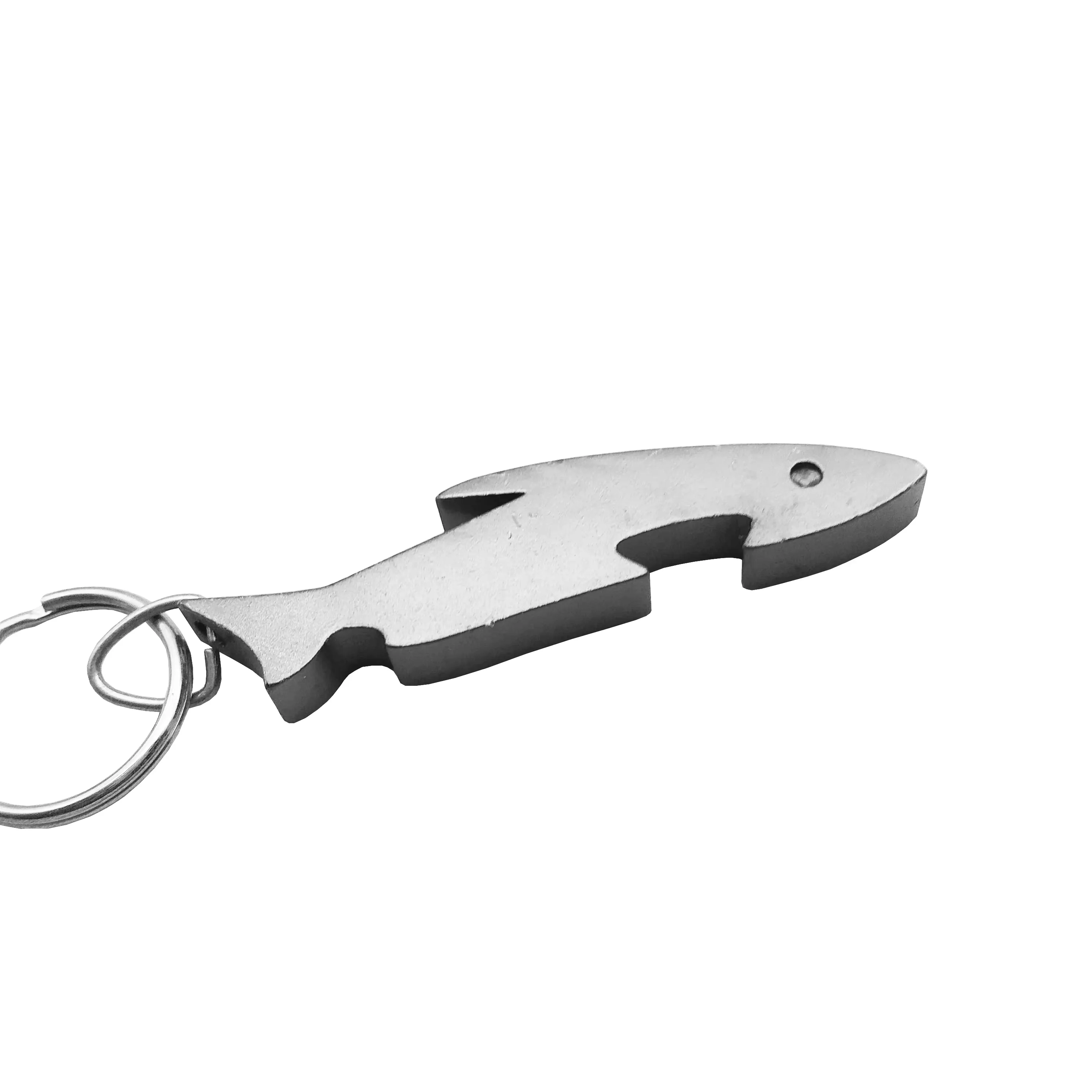2024 Creative Design Shark Aluminium Opener Keychain for Souvenirs