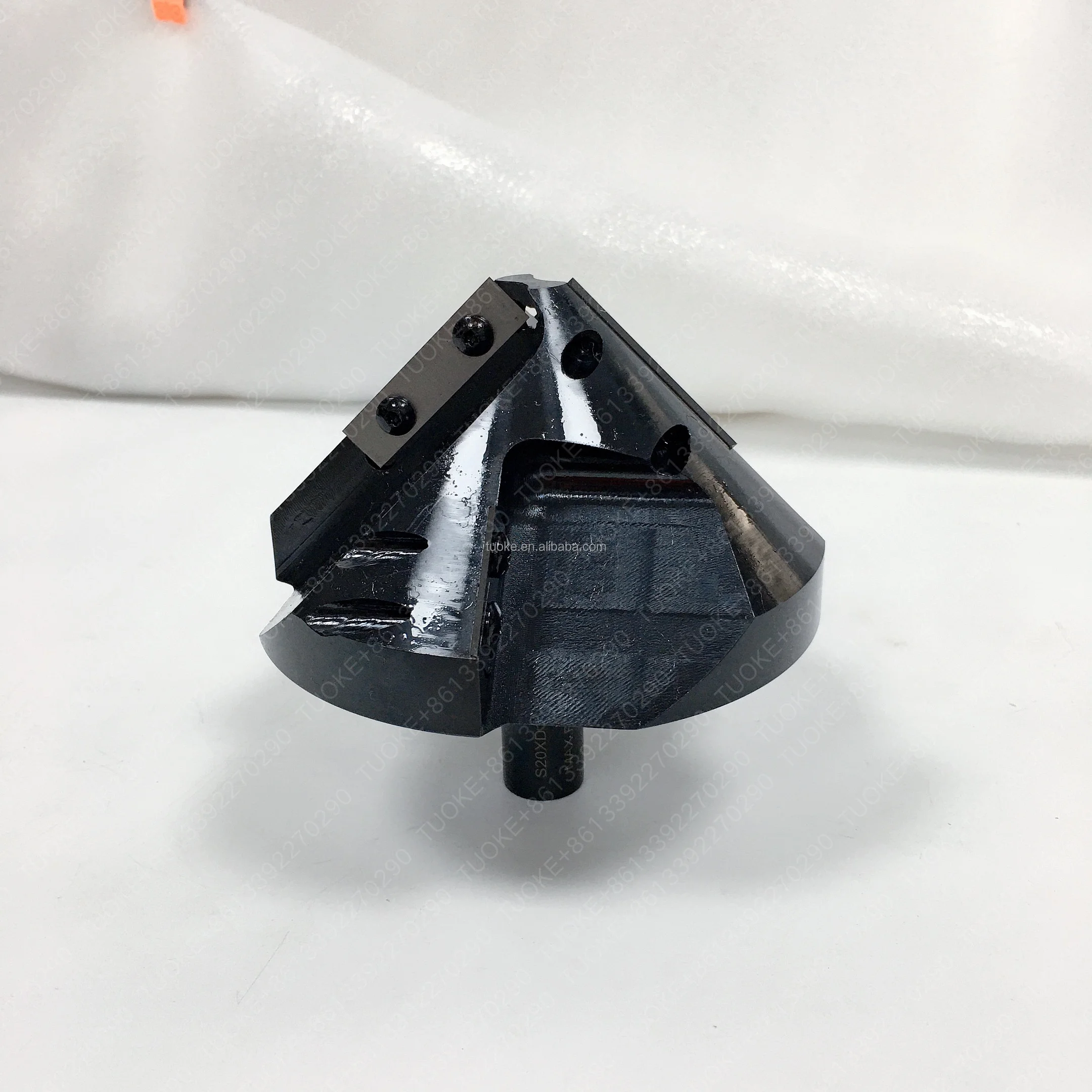 TUOKE TK1121 S20*D128 Woodworking cutter tools for V Type bit with knives