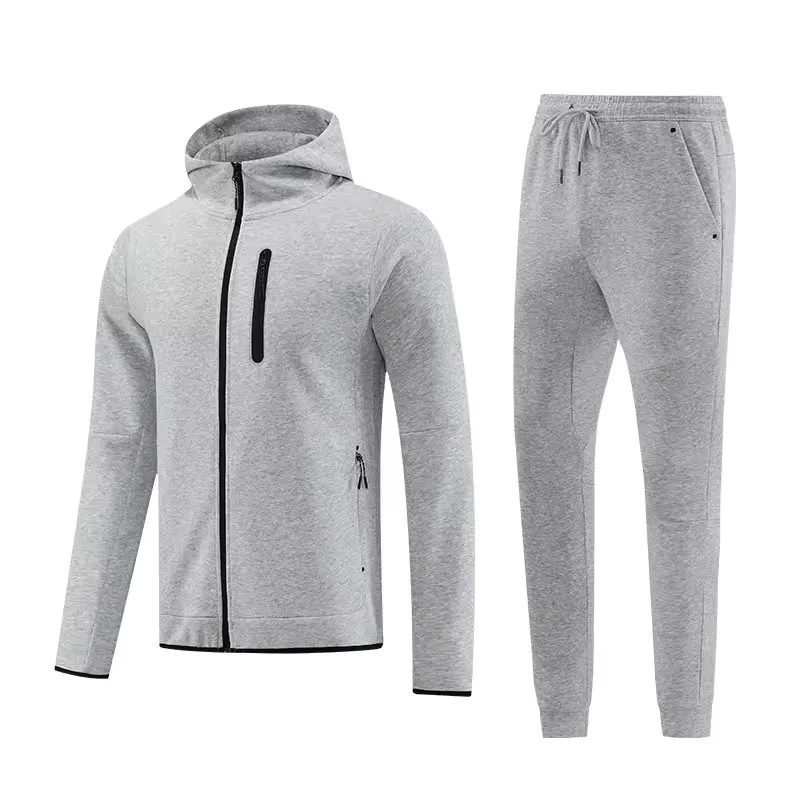 Sportswear Training Jogger Suits Jacket And Jogger 2 Piece Set Mens Gym Sport Tracksuit