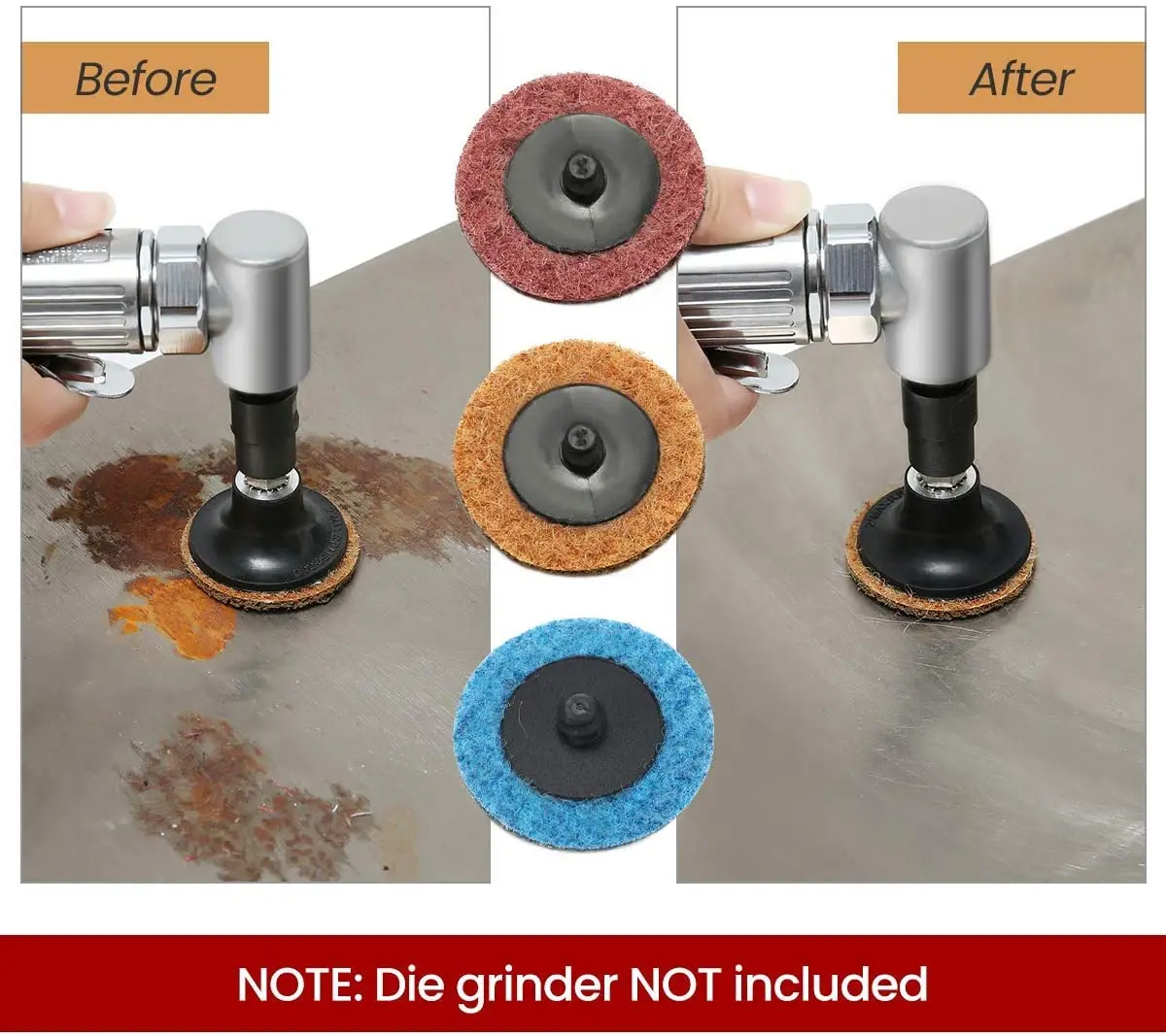 2 inch Quick Change Discs 30Pcs Sanding Discs 1Pcs 1/4' Holder Surface Conditioning Discs