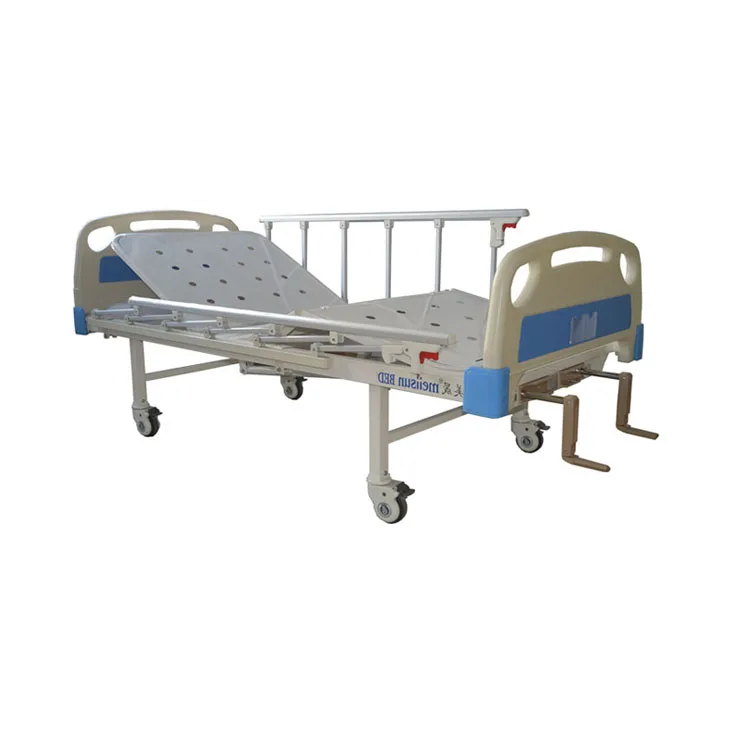 BCA-133 2 cranes manual hospital bed made by meiisun Shanghai has passed ISO certification