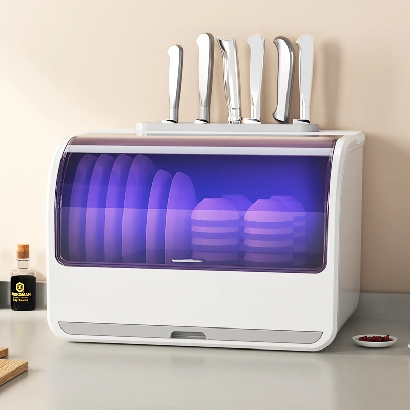 Multi-functional cupboards bowl kitchen plastic cutlery storage box organizer with cover