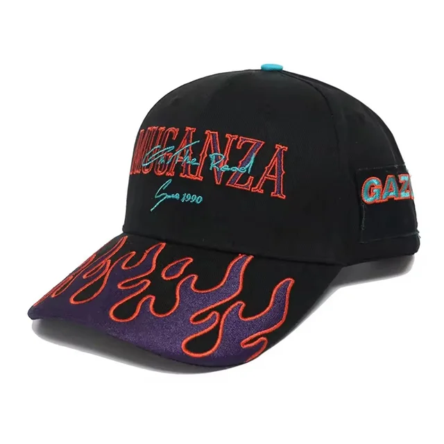 customized cotton hat man 3D embroidery original outdoor style caps