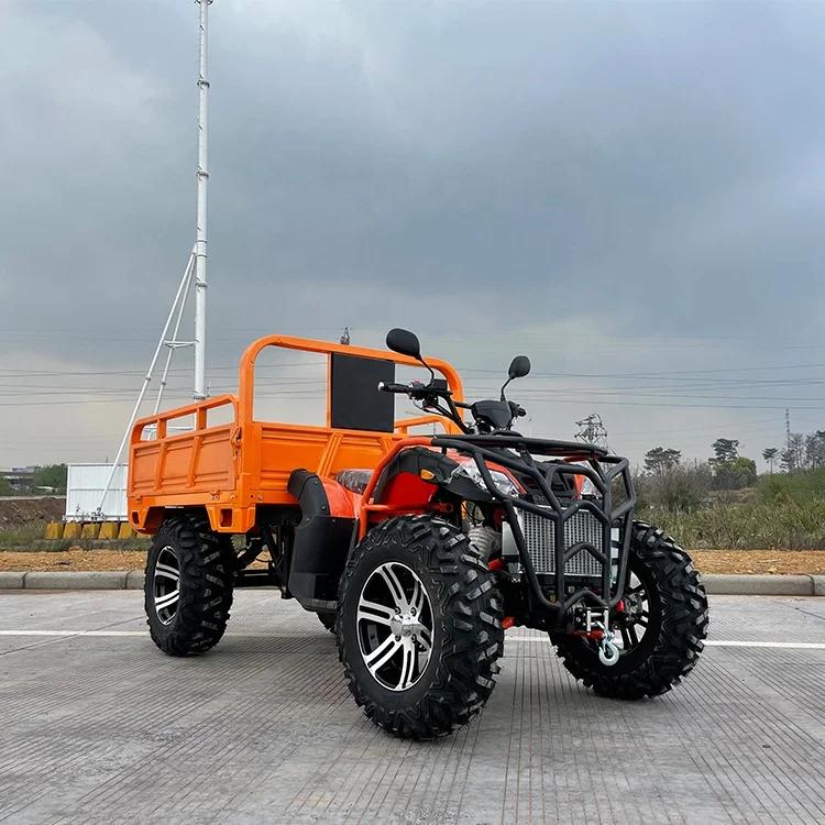 New four-wheel farmer ATV SUV four-wheel 300cc 4x4 four-wheel ATV with Trailer