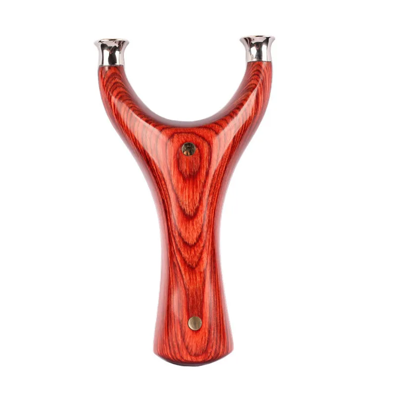 Solid Wooden Slingshot Toys with Classic Construction Hunting Slingshot for Catapult Game, Outdoor, Hunting-for Kids/Children