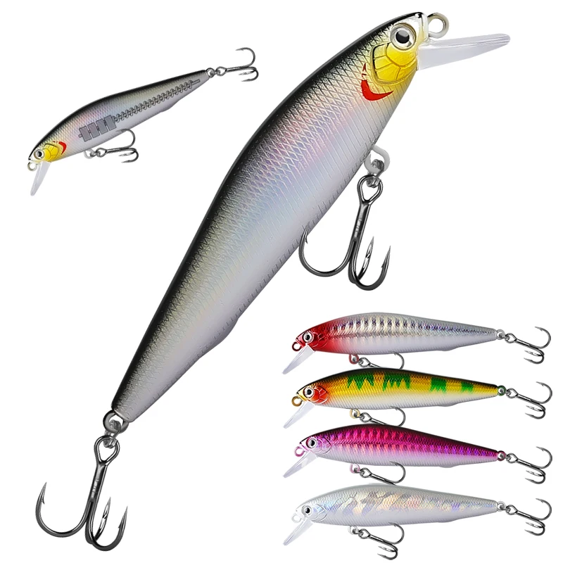 9cm 10g 5pcs/box Minnow Hard Fishing Lure Set 5 Colors Bionic Mino Hard Fishing Baits Set Wholesale Fishing Lures Set